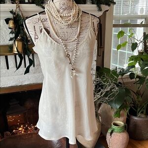 Elegant Cream Camisole Top